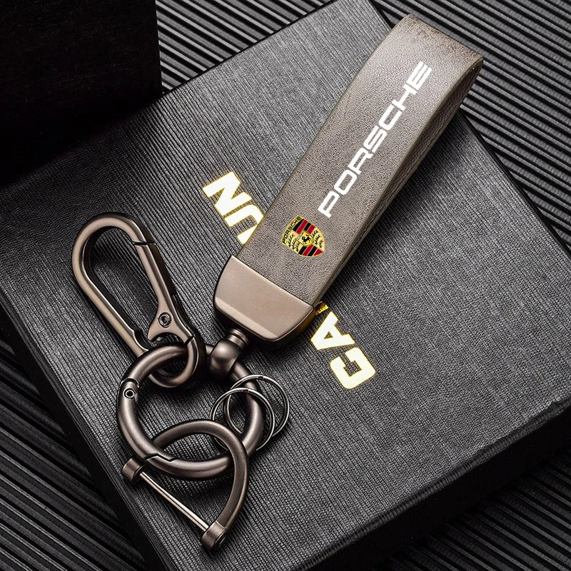 Porsche Genuine Leather Keychain