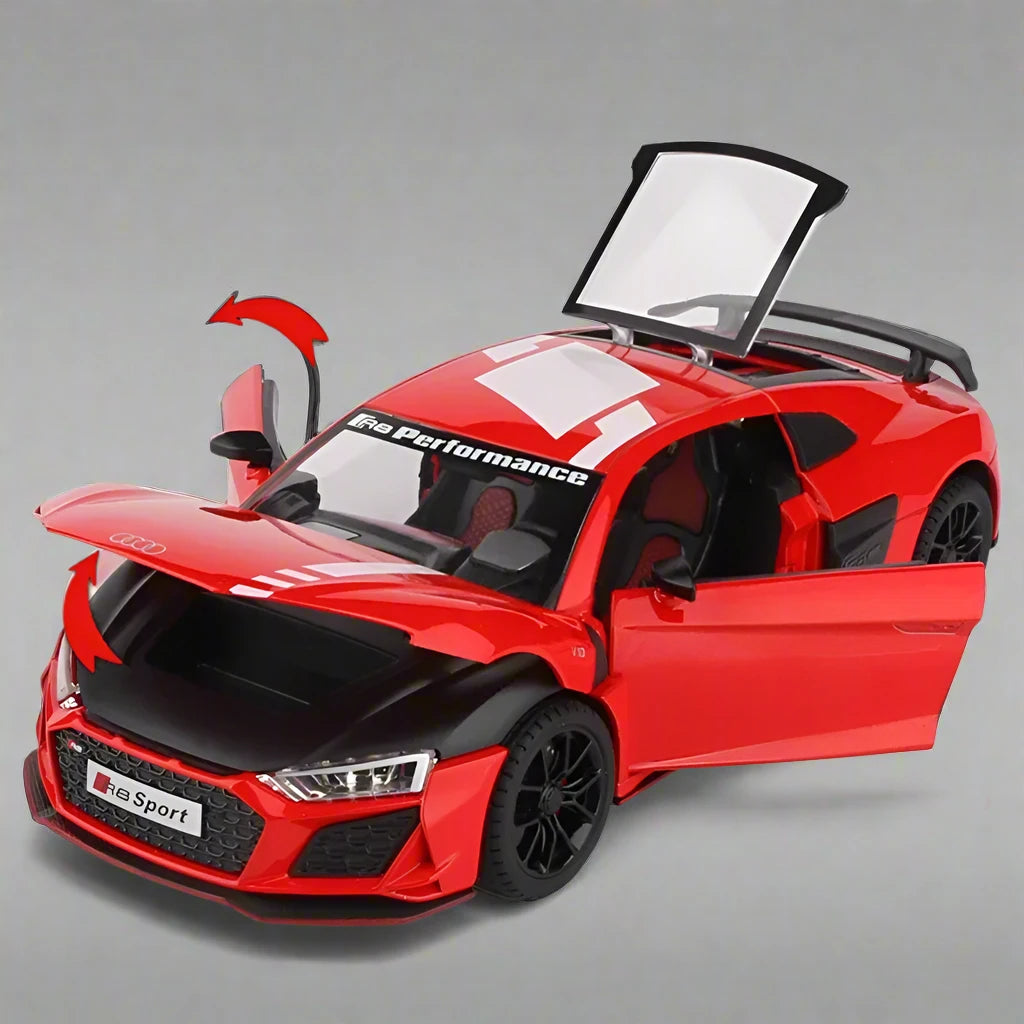 أودي R8 V10 بريميوم دييكاست موديل 1:24