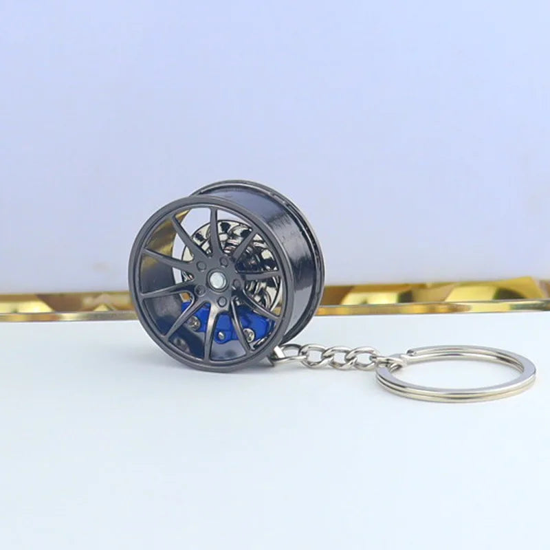 Wheel Hub Diecast Keychain