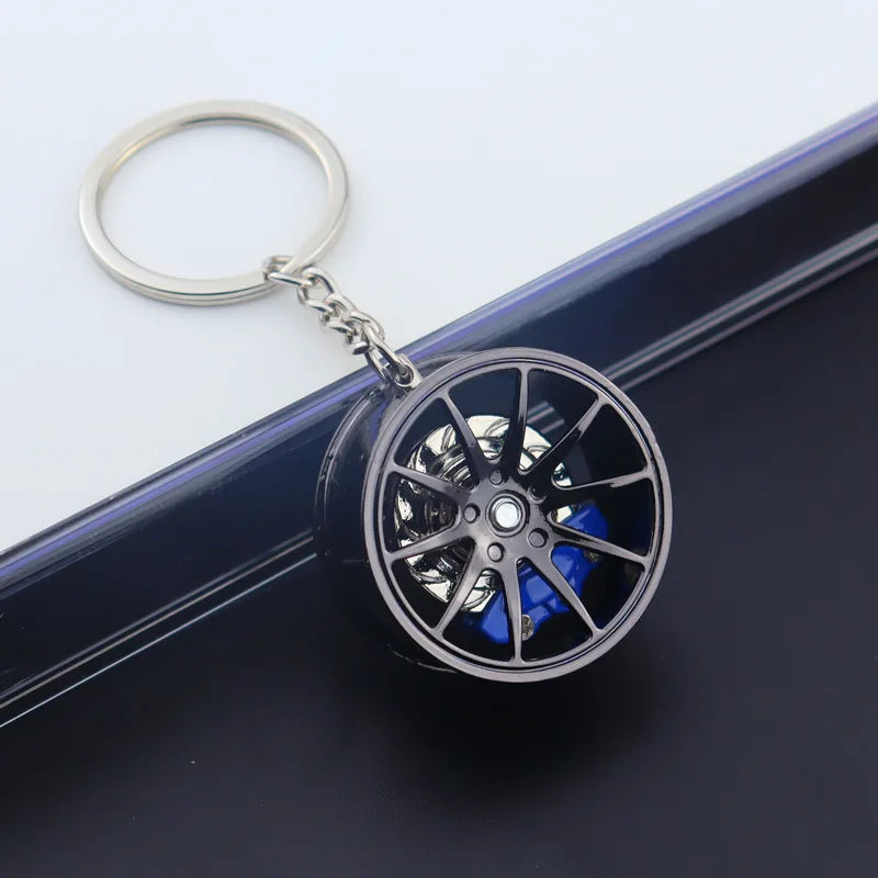 Wheel Hub Diecast Keychain