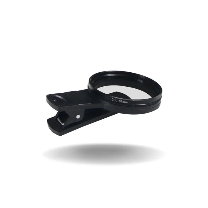 Mobile Phone Polarising Clip-On Filter