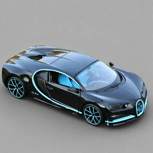 نموذج سيارة Bugatti Chiron Premium Diecast مقاس 1:24