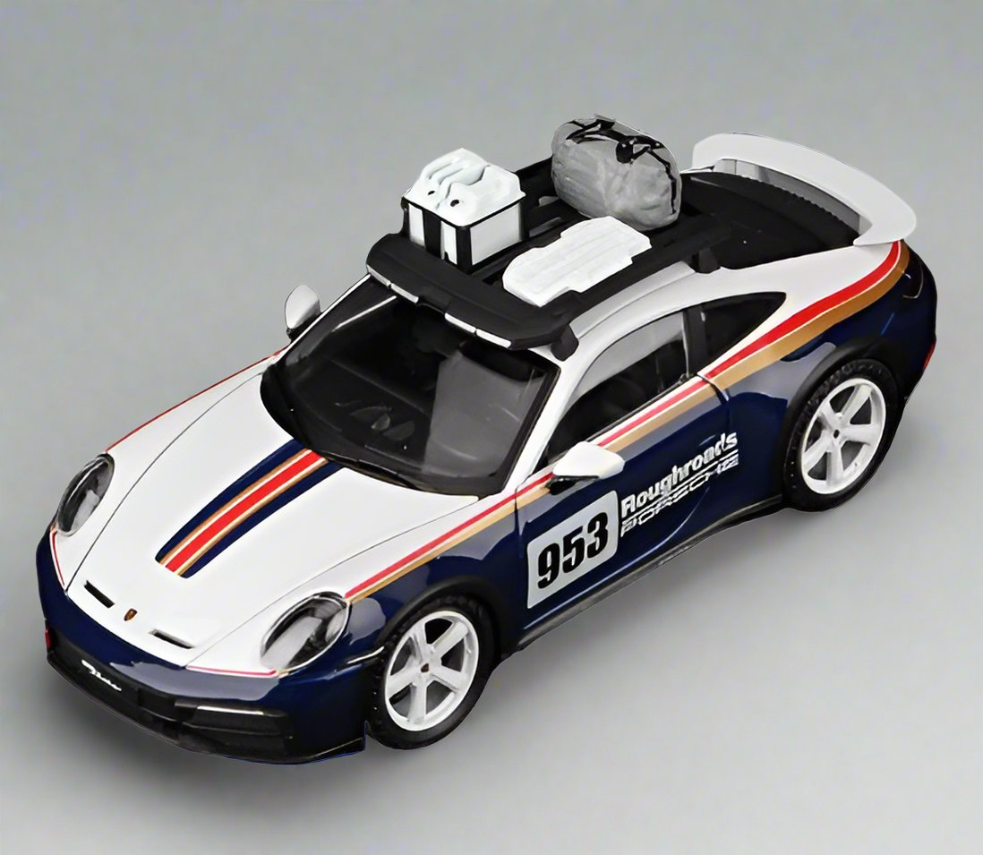 Porsche 911 Dakar Premium Diecast Model 1:24 With Stand