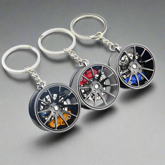 Wheel Hub Diecast Keychain