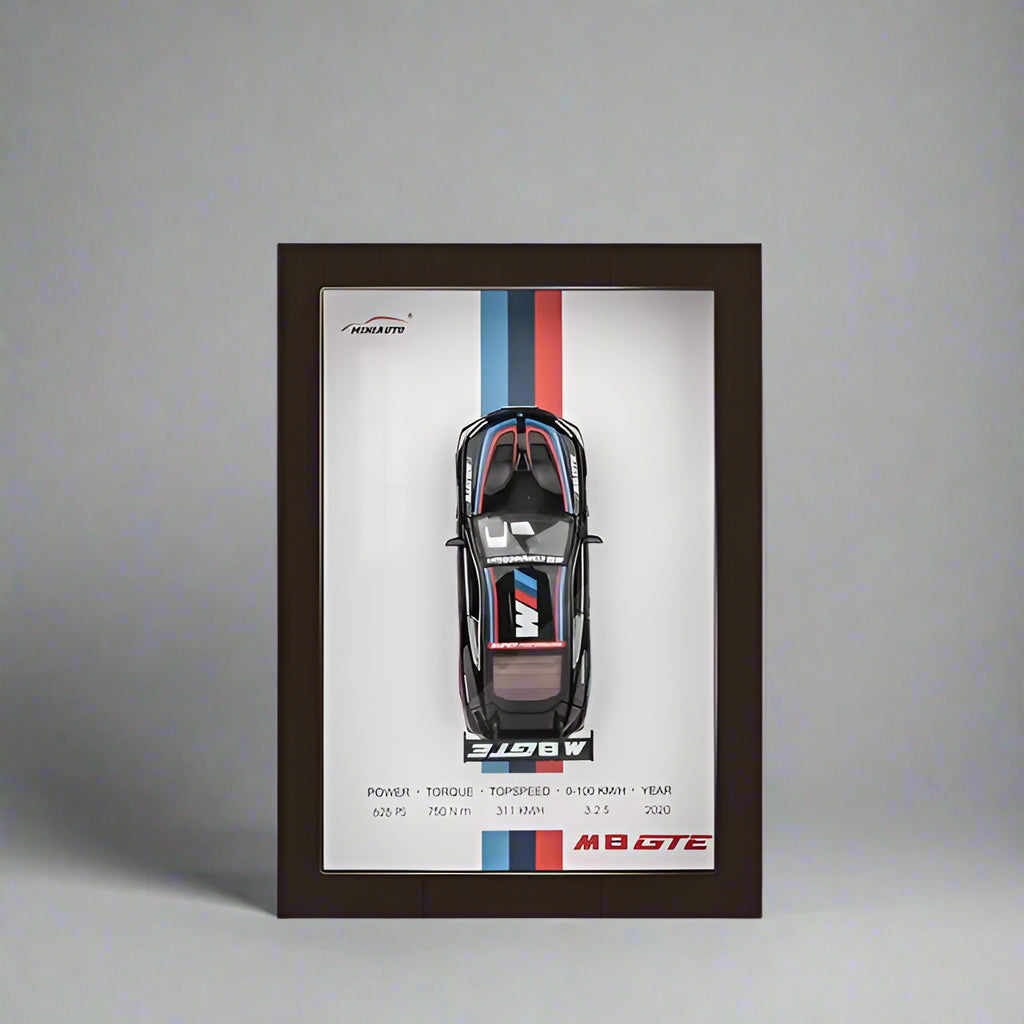 BMW M8 GTE Framed 3D Model