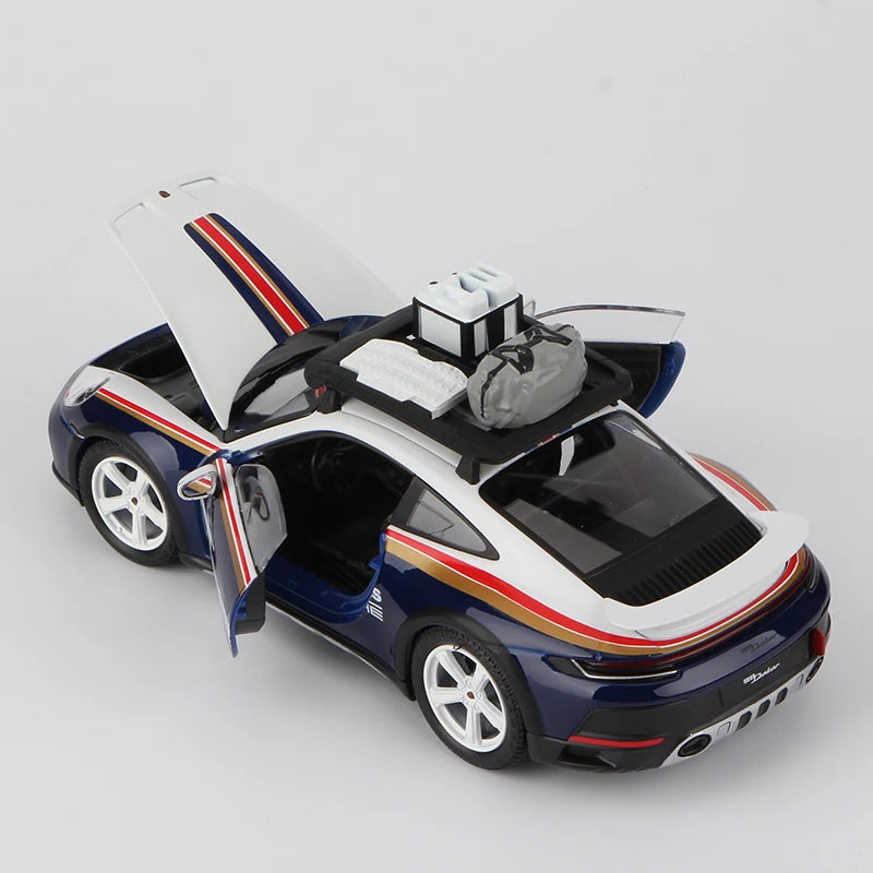 Porsche 911 Dakar Premium Diecast Model 1:24 With Stand