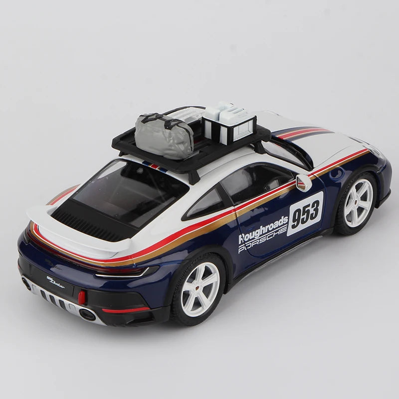 Porsche 911 Dakar Premium Diecast Model 1:24 With Stand