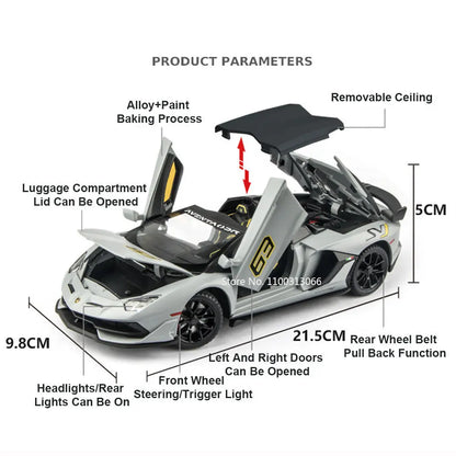 Lamborghini Aventador SVJ Premium Diecast Model 1:24