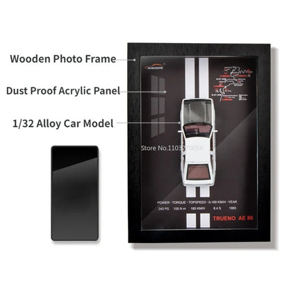 Framed 3D Alloy Supercar Models 32cm